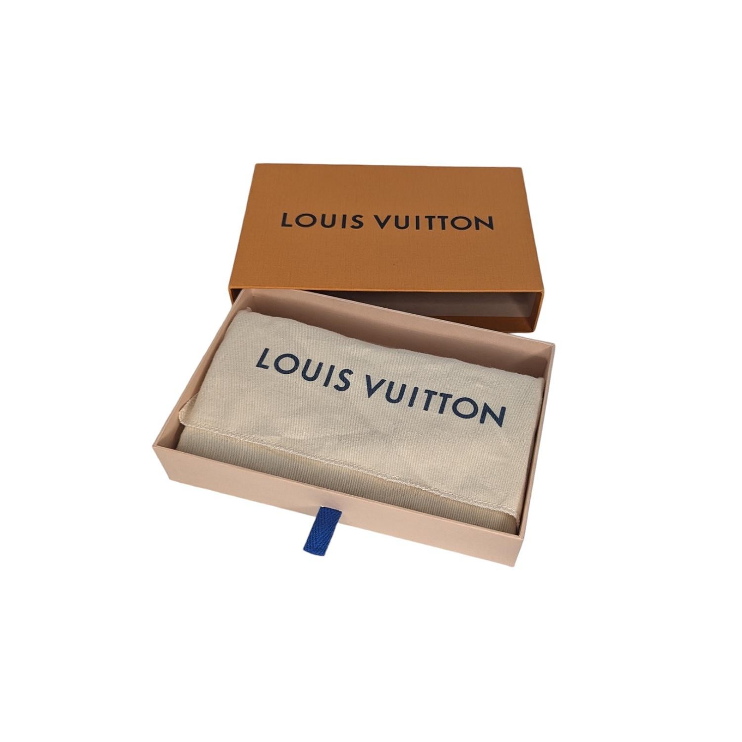 Louis Vuitton Monogram Jacquard Denim Sarah Wallet Bleu 5