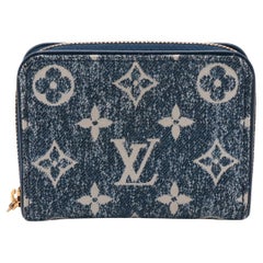 Portamonete Louis Vuitton Monogram Jacquard Denim Zippy