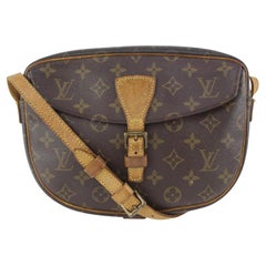 VINTAGE HANDBAG LOUIS VUITTON YOUNG GIRL SMALL BESACE CANVAS MONOGRAM BAG  Brown Leather ref.330080 - Joli Closet