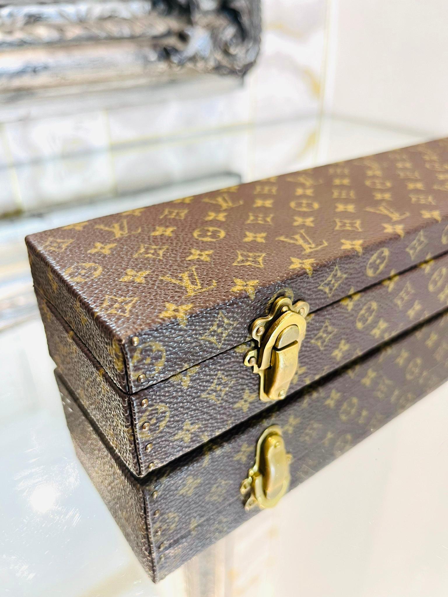 Louis Vuitton Monogram Jewellery/Watch Trunk Case In Excellent Condition In London, GB