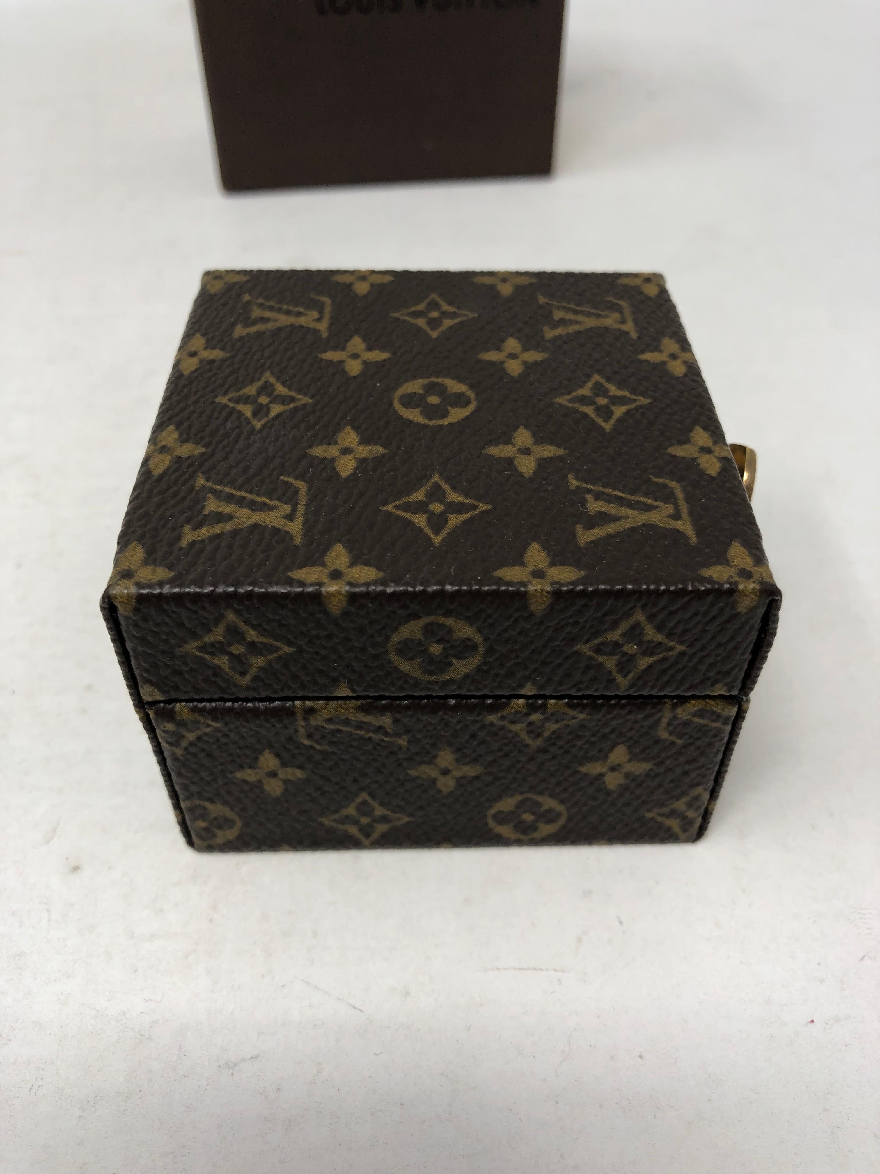 Black Louis Vuitton Monogram Jewelry Case