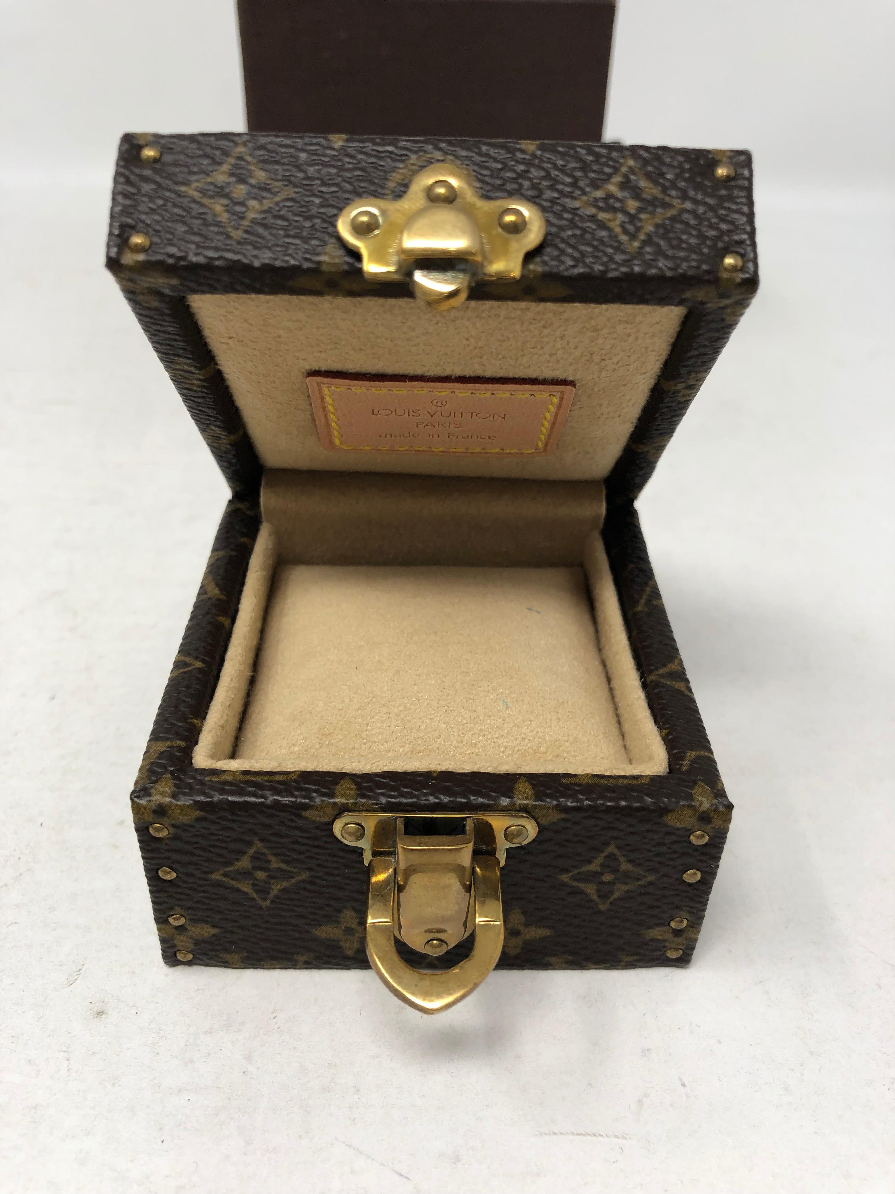 Louis Vuitton Monogram Jewelry Case In Excellent Condition In Athens, GA