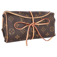 LOUIS VUITTON Monogram Jewelry Folding Case Brown