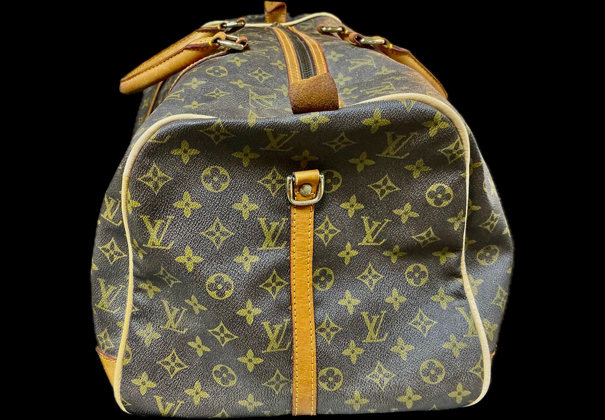 Louis Vuitton Monogram Keepall 20 Inch Duffle Bag Vintage (Moderne der Mitte des Jahrhunderts) im Angebot