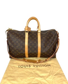 Louis Vuitton Monogram Keepall 45 Bandouliere Duffelbag, France 2010.