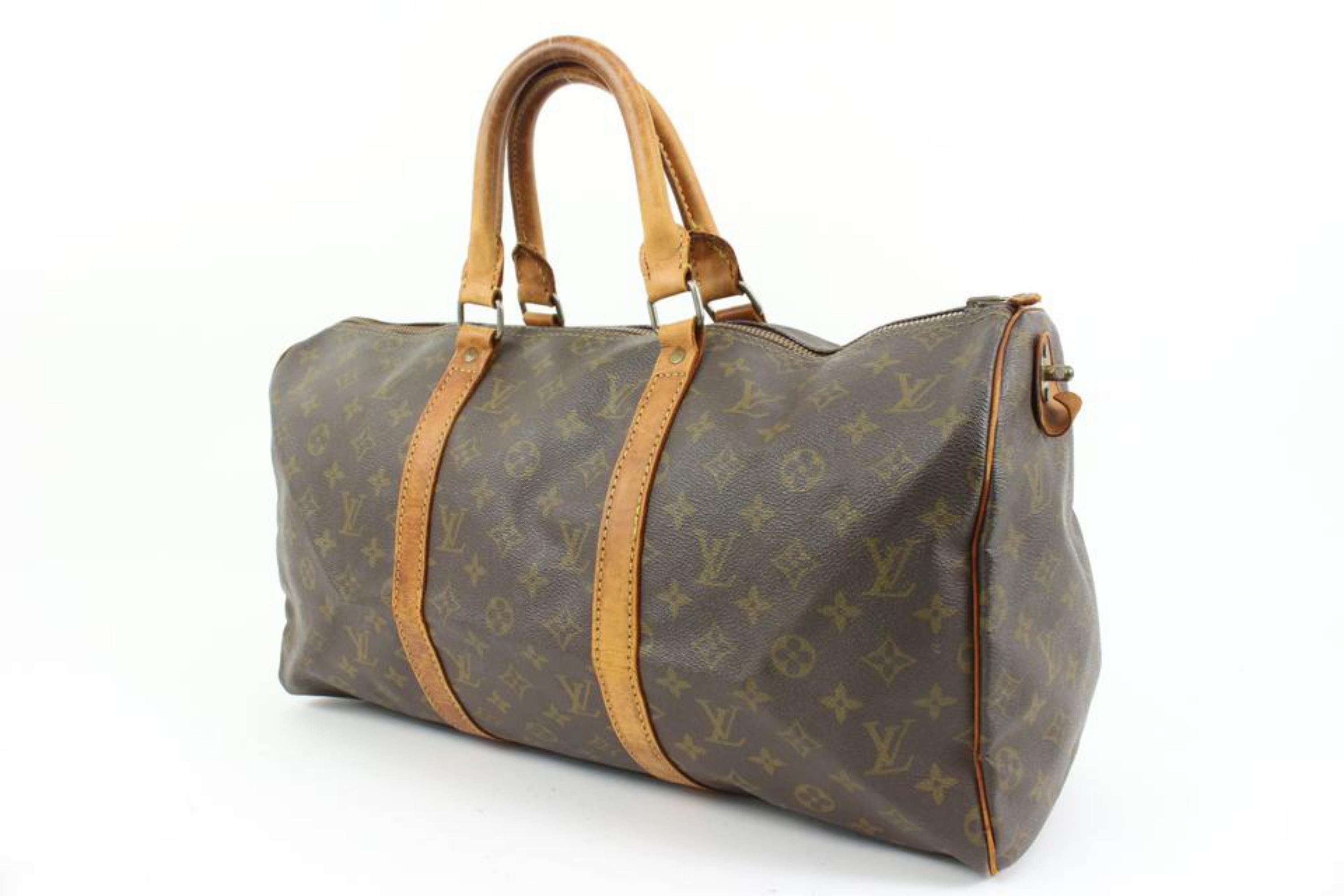 Louis Vuitton Monogram Keepall 45 Boston Duffle Bag 38lk420s 6