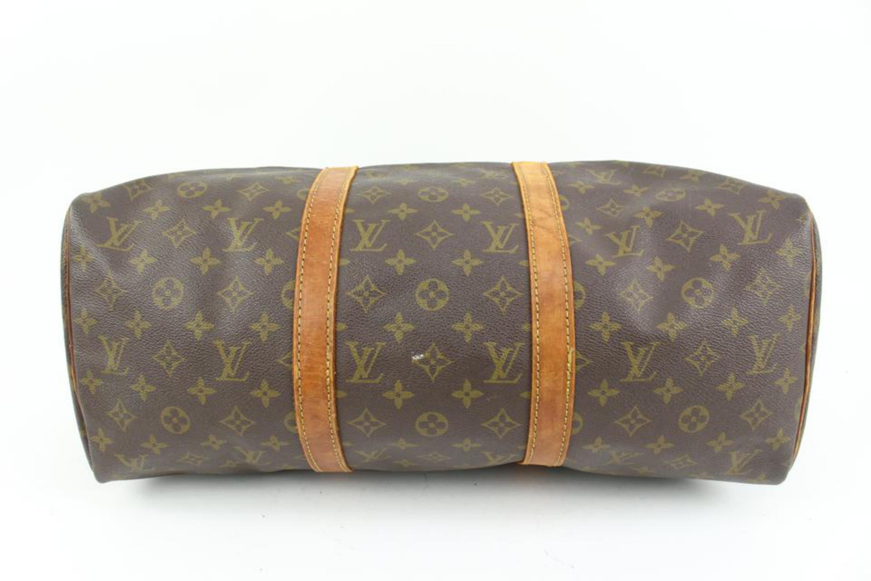Louis Vuitton Monogram Keepall 45 Boston Duffle Bag 38lk420s 1