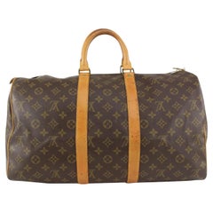 Louis Vuitton - Sac à main Keepall 45 Boston Monogramme 5L110