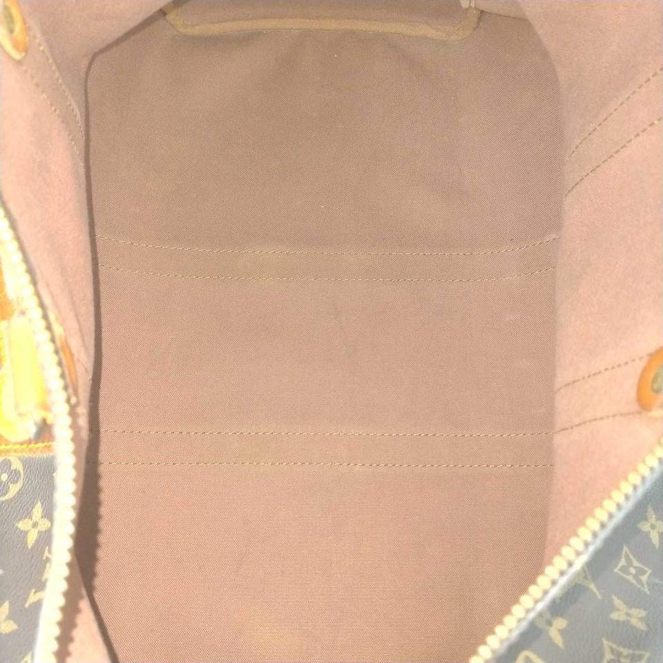Gray Louis Vuitton Monogram Keepall 45 Boston Duffle PM 862241