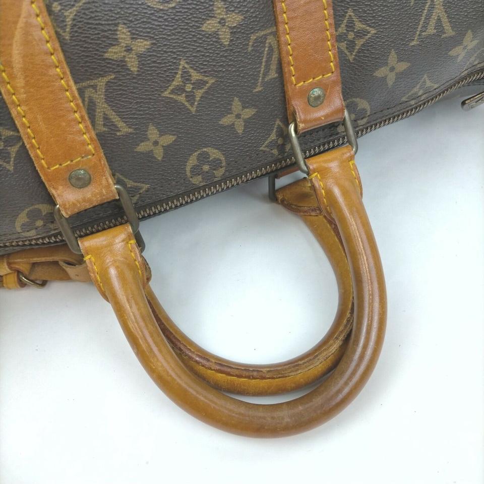 Women's Louis Vuitton Monogram Keepall 45 Boston Duffle PM 862241