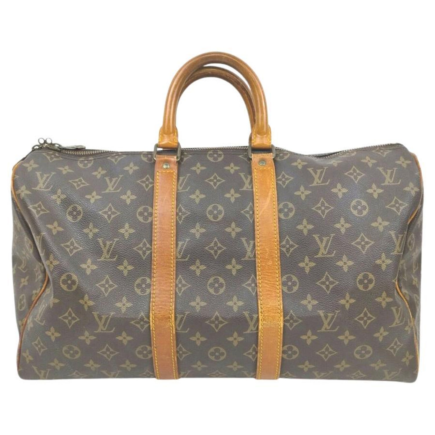 Louis Vuitton Monogram Keepall Bandouliere 50 Duffle Bag with Strap 862704  For Sale at 1stDibs