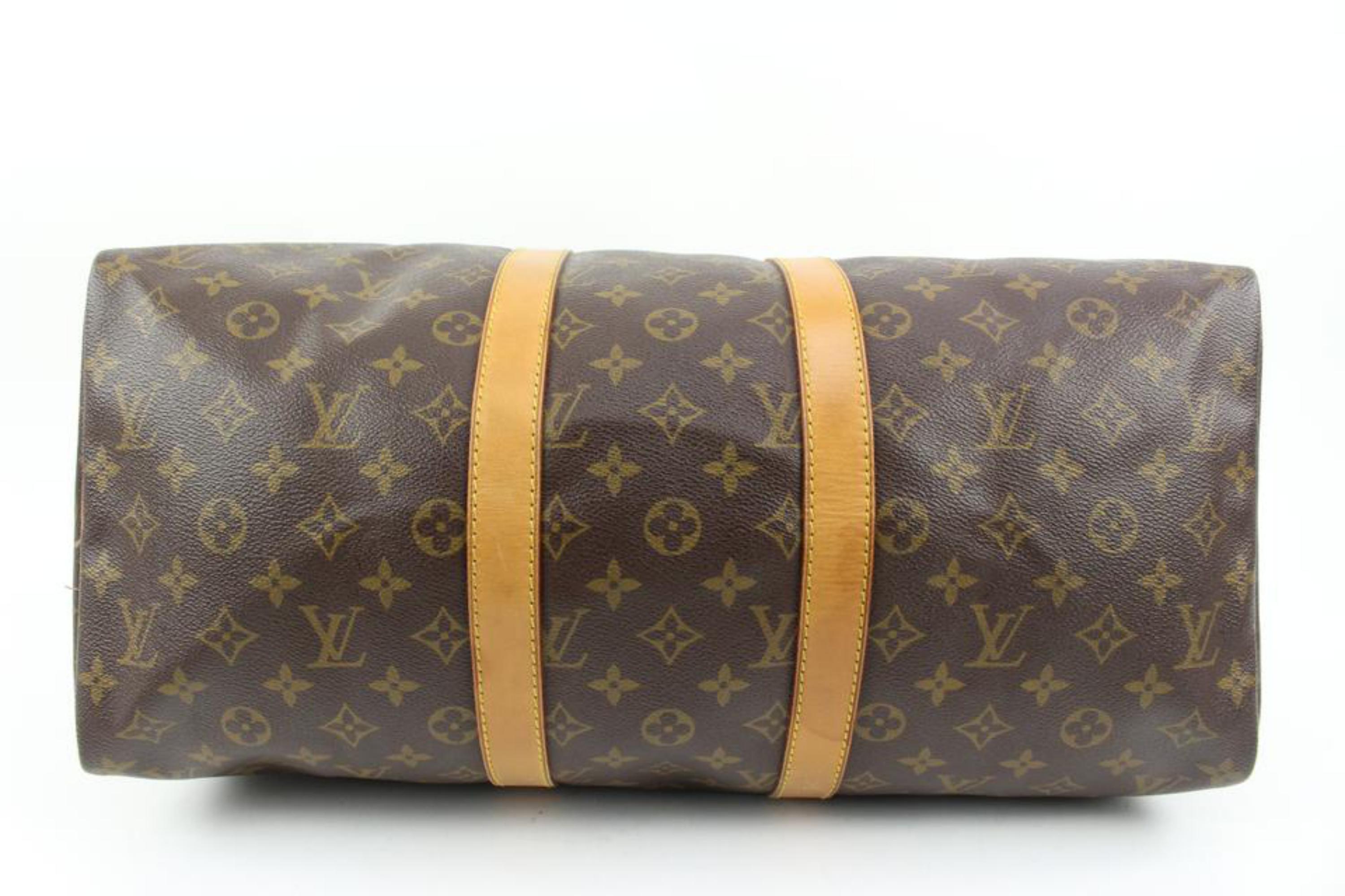 Louis Vuitton Monogram Keepall 45 Duffle Bag 7LV415a 4
