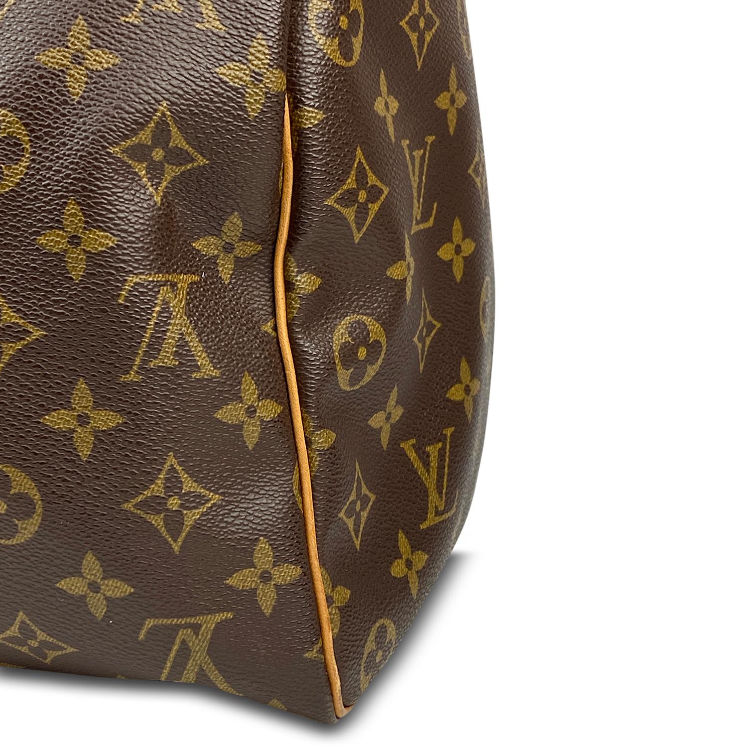 Brown Louis Vuitton Monogram Keepall 45 For Sale
