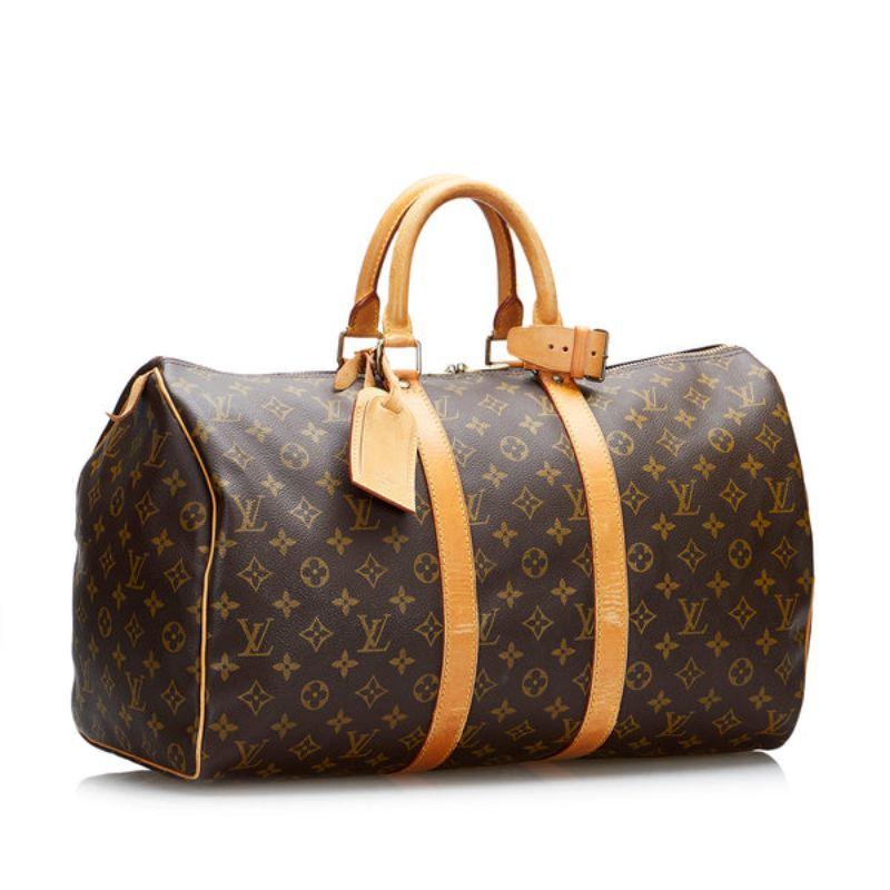 Louis Vuitton Monogram Keepall 45 Travel Bag 4