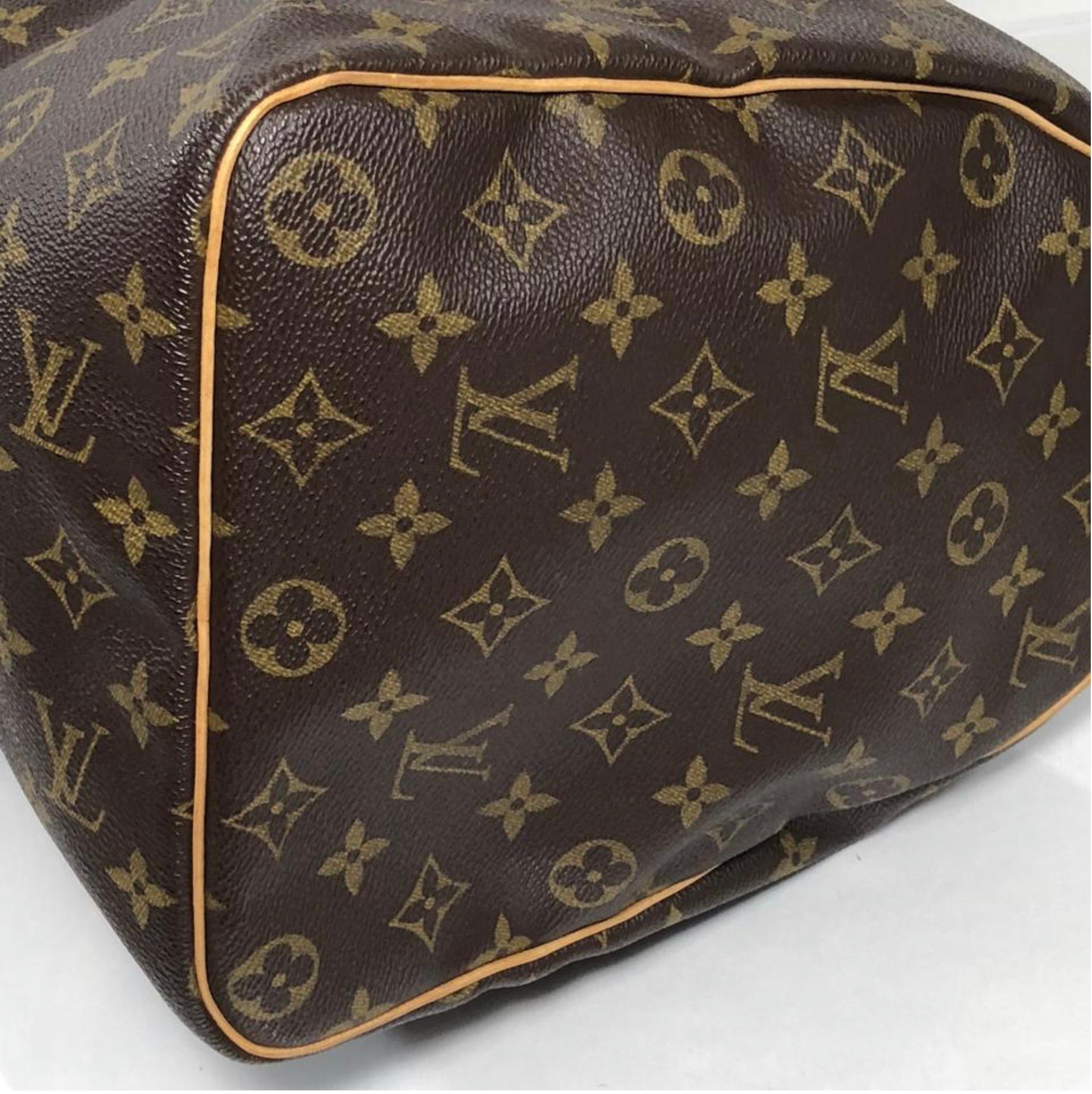  Louis Vuitton Monogram Keepall 45 Travel Duffle Handbag For Sale 5