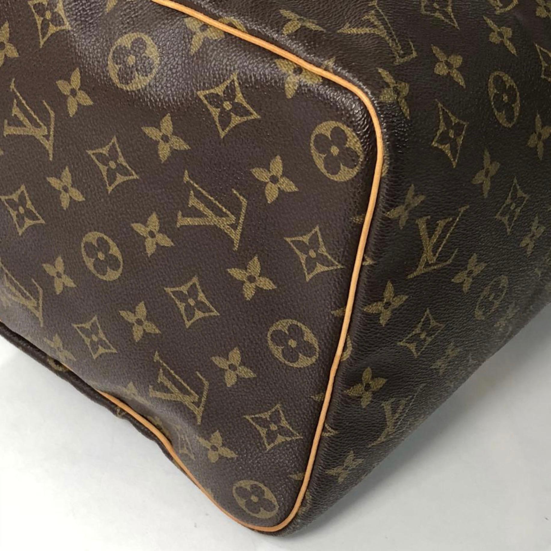  Louis Vuitton Monogram Keepall 45 Travel Duffle Handbag For Sale 4