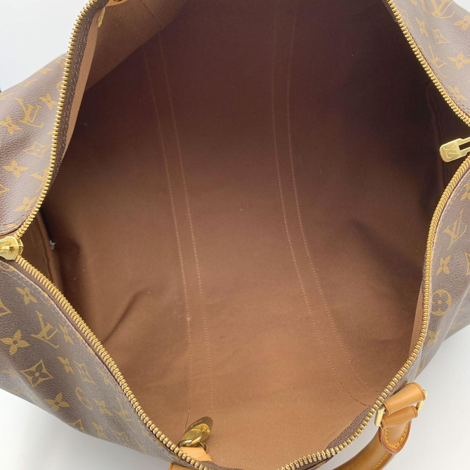 Women's or Men's Louis Vuitton Monogram Keepall 50 Bandouliere Travel Bag M41416