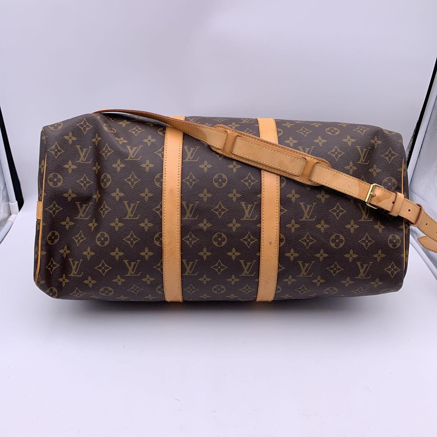 Louis Vuitton Monogram Keepall 50 Bandouliere Travel Bag M41416 3