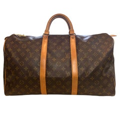 Vintage Louis Vuitton Monogram Keepall 50 Duffelbag, France 1991.