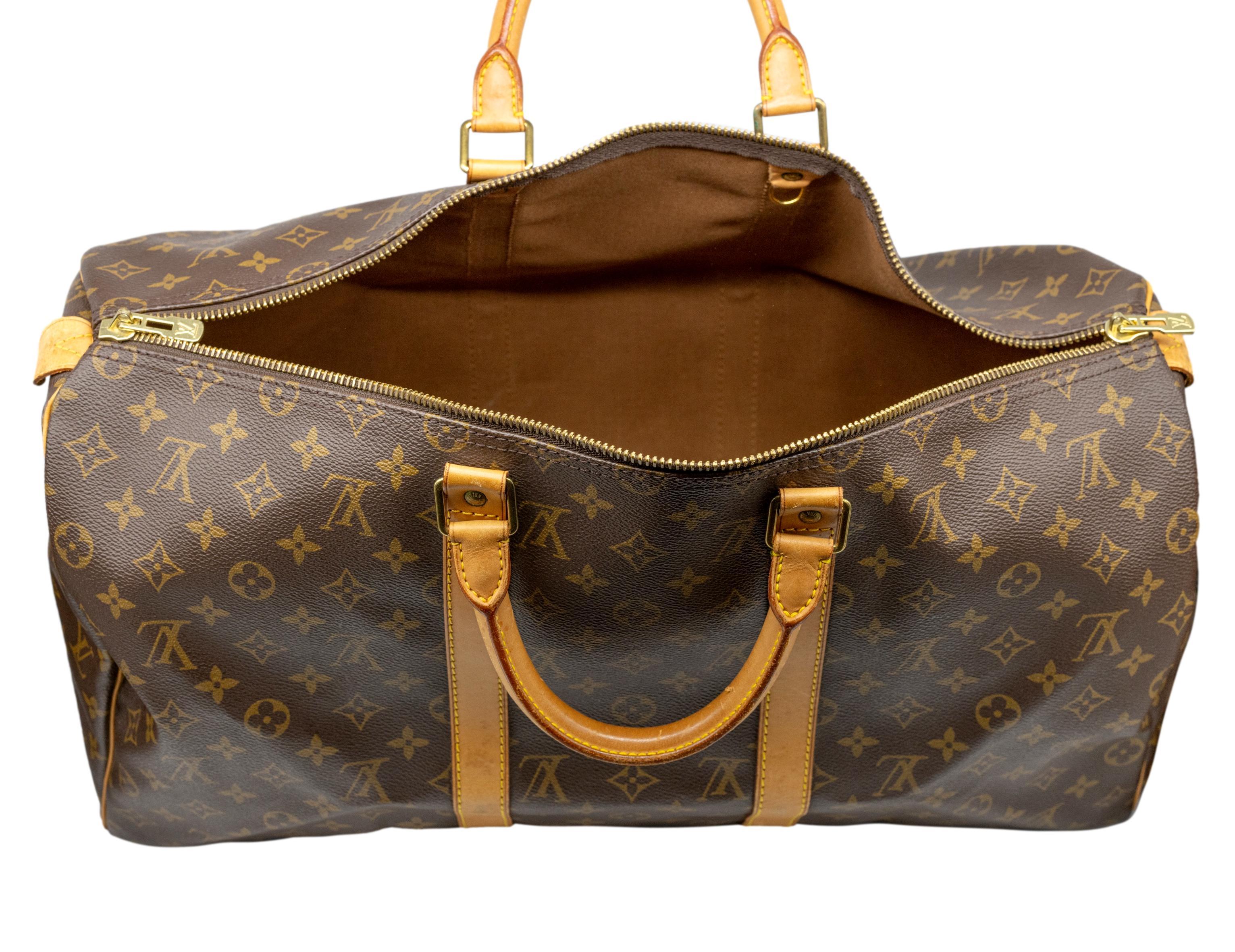 Louis Vuitton Monogram Keepall 50 Duffle Carry-On Travel Bag, France 1982. 2