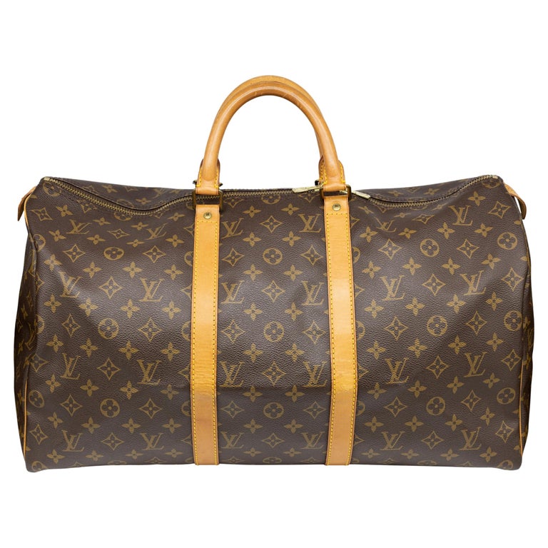 Louis Vuitton Keepall 50 Monogram - 74 For Sale on 1stDibs  vintage lv  keepall, vintage louis vuitton keepall 50, louis vuitton keepall 50 carry-on