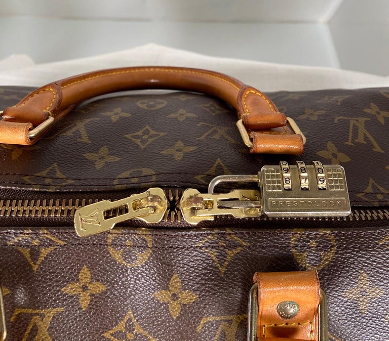 Louis Vuitton Monogram Keepall 50 Shoulder Strap Luggage Tag at 1stDibs   keepall bandouliere size comparison, keepall luggage tag, louis vuitton  monogram luggage tag