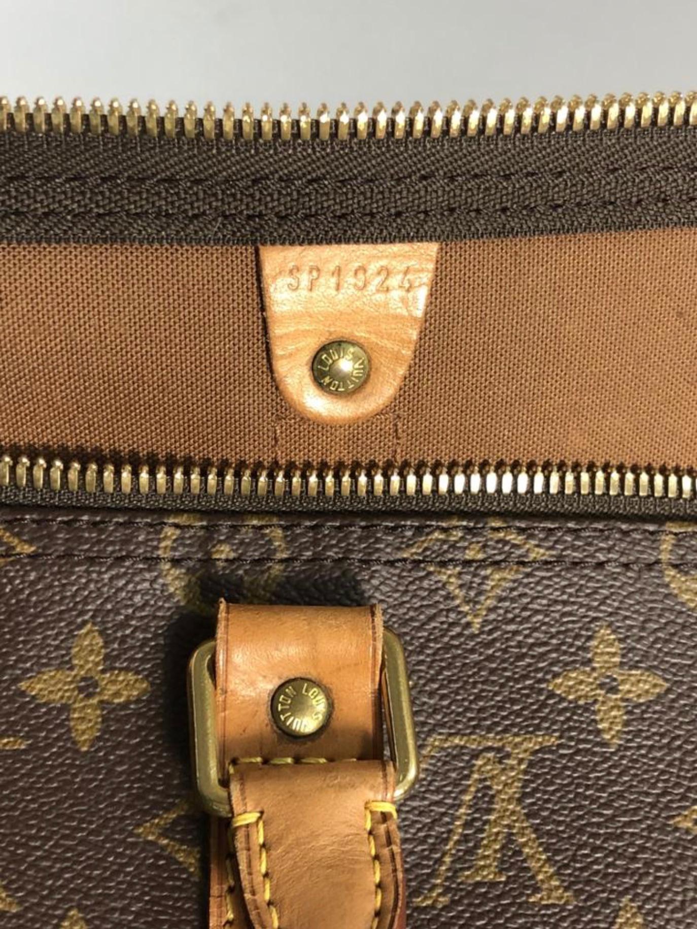  Louis Vuitton Monogram Keepall 50 Travel Bag For Sale 7