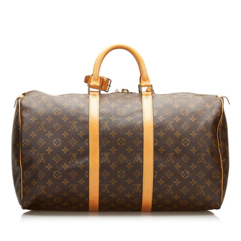 Louis Vuitton Monogram Keepall 50 Travel Bag In Good Condition In London, GB