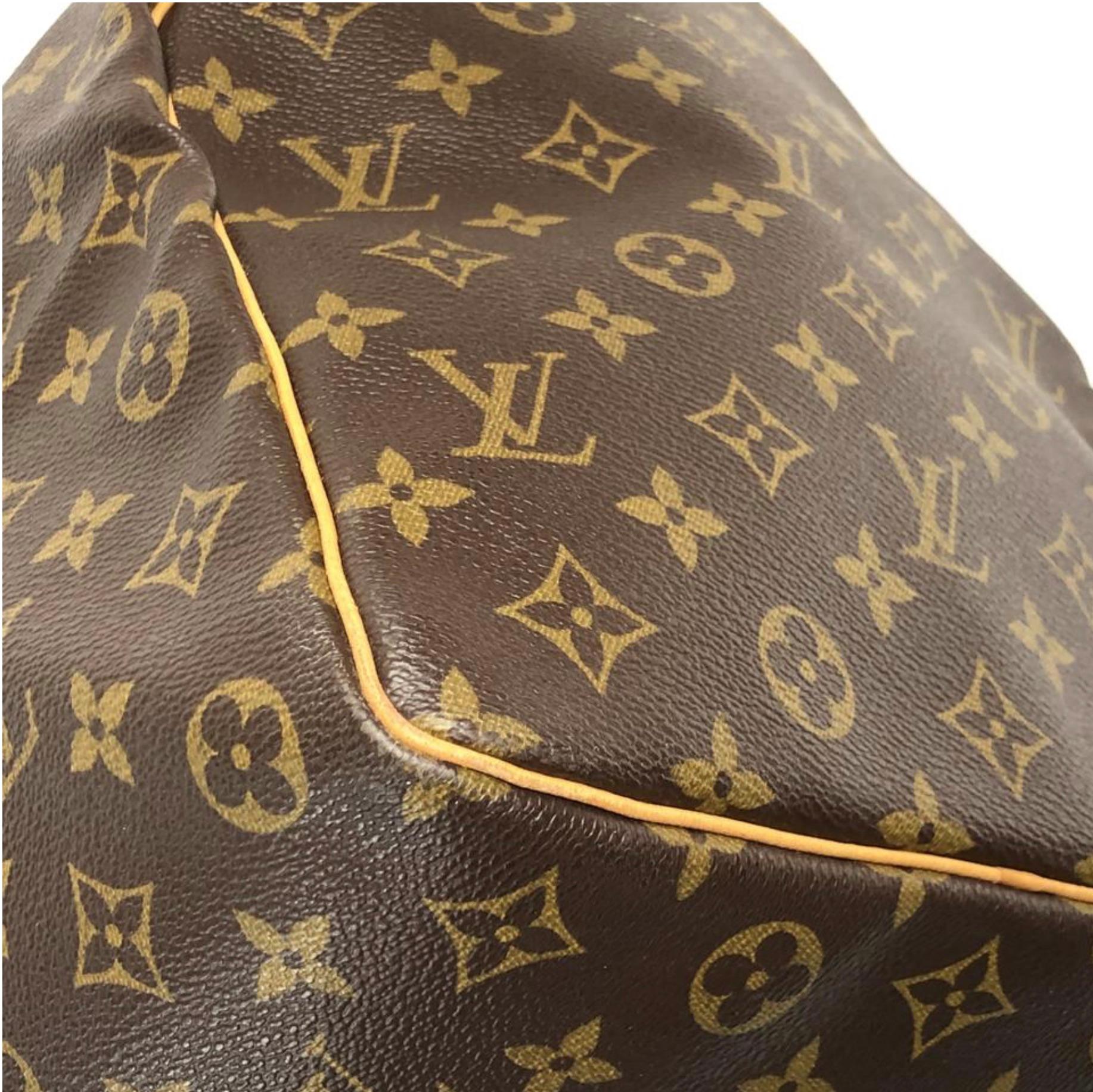  Louis Vuitton Monogram Keepall 50 Travel Bag For Sale 4