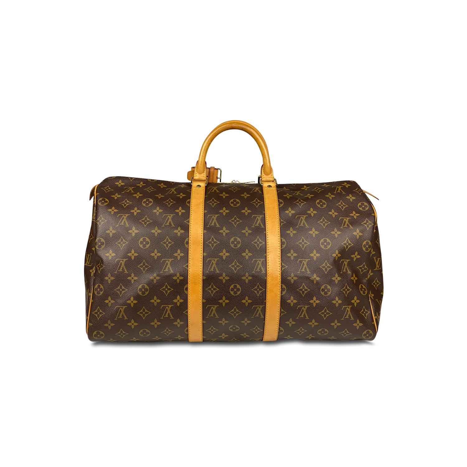 Louis Vuitton Monogram Keepall 50 Weekend Bag In Good Condition For Sale In Sundbyberg, SE