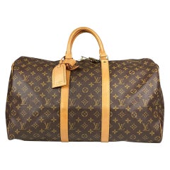 Louis Vuitton Monogram Keepall 50 Weekend Bag