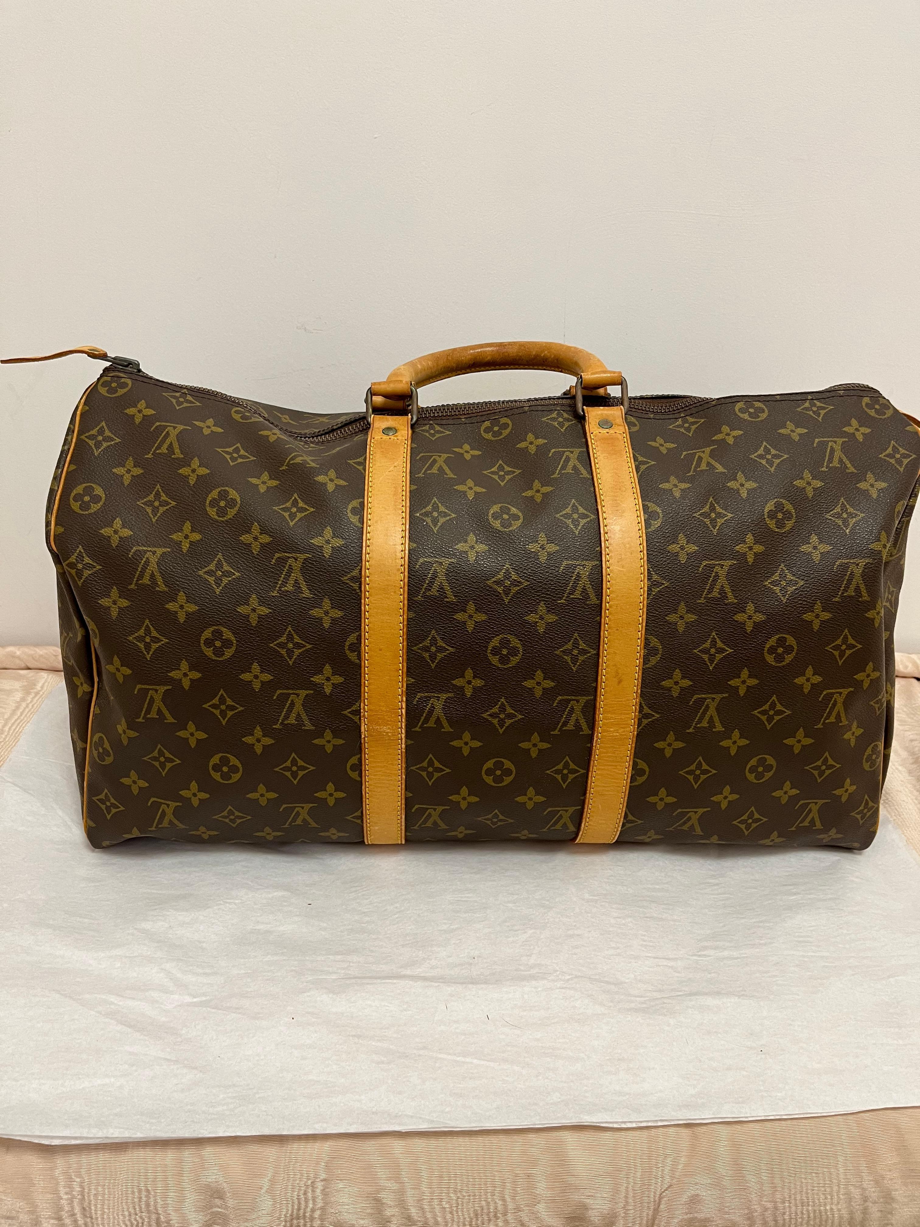 Louis Vuitton Monogram Keepall 50 with COA 4