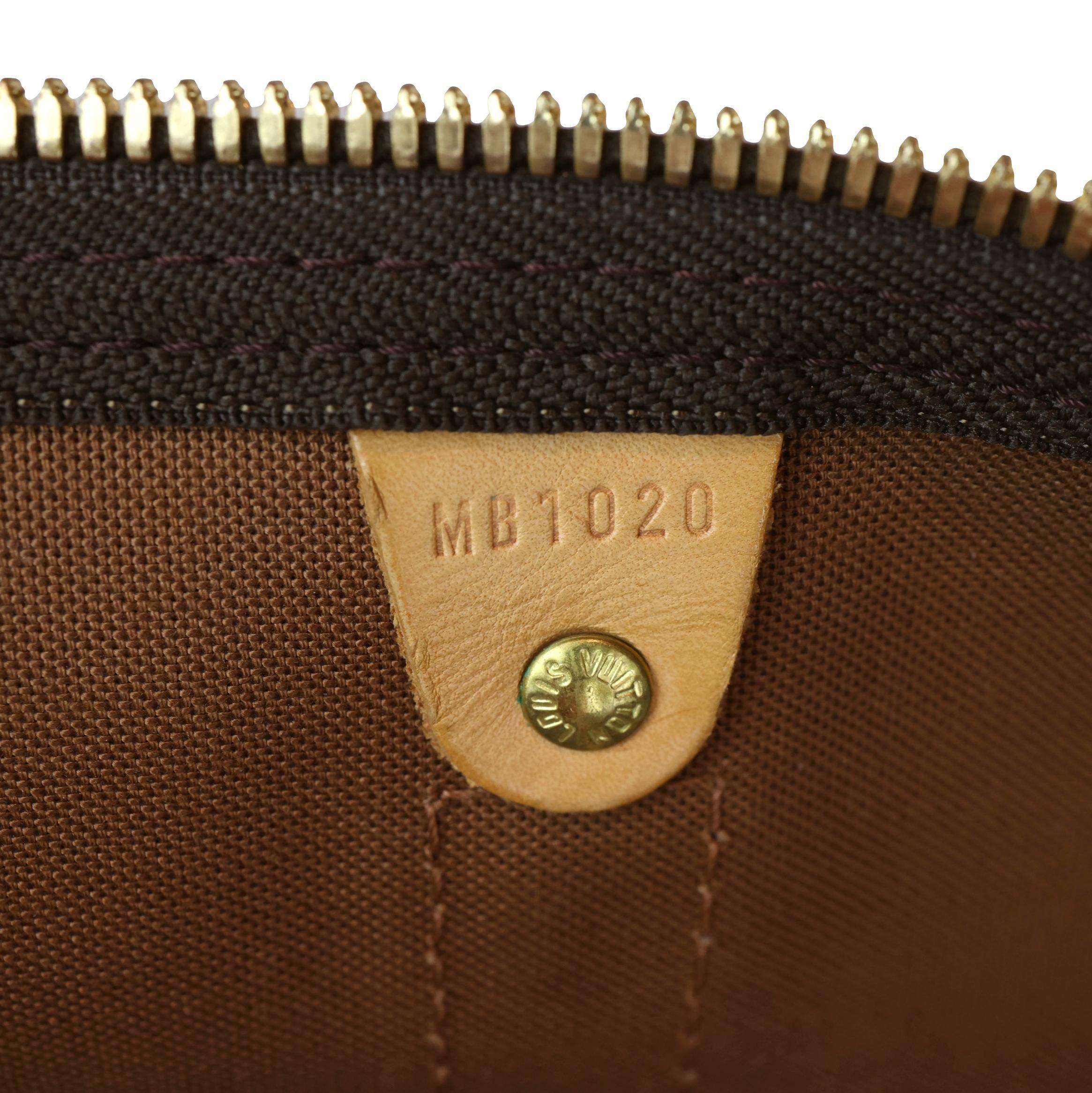 Louis Vuitton Monogram Keepall 55 Bandouliere Duffle Carry-On Bag, France 2000. 6