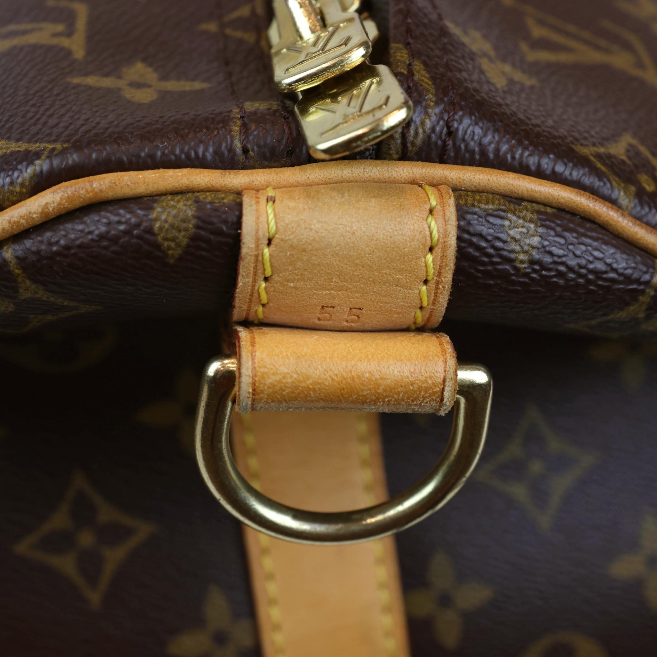 Louis Vuitton Monogram Keepall 55 Bandouliere Duffle Carry-On Bag, France 2000. 7