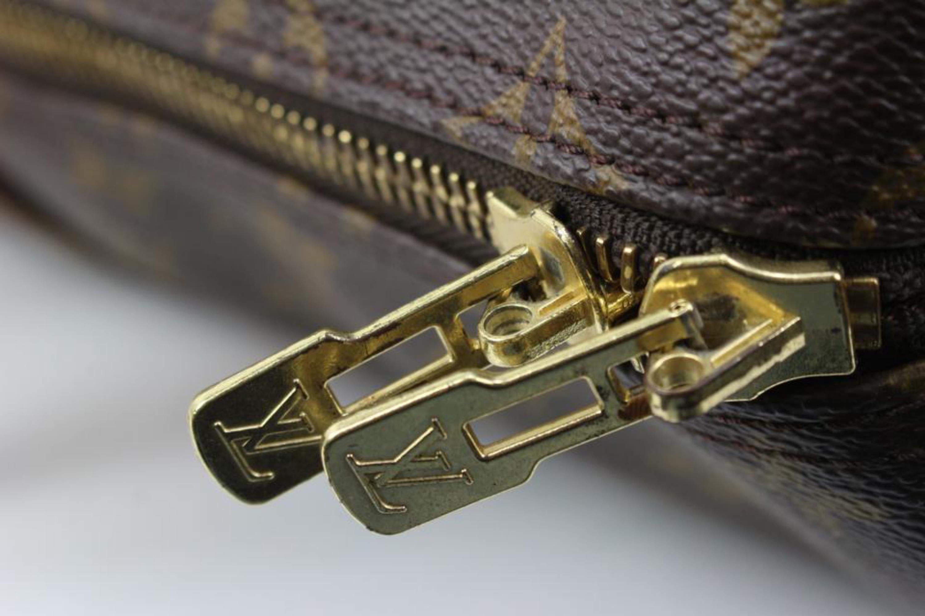 Louis Vuitton Monogram Keepall 55 Duffle Bag s331lk37 For Sale 3