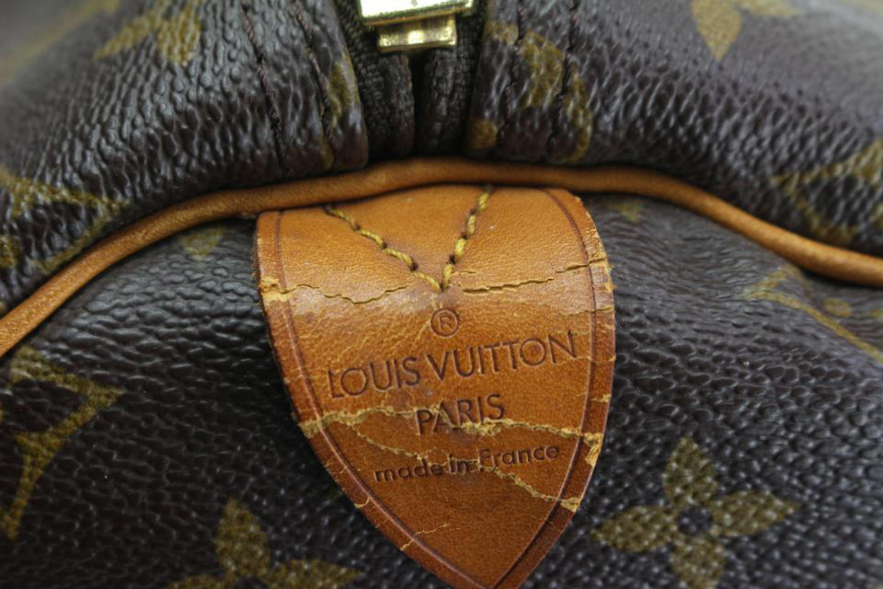 Louis Vuitton Monogram Keepall 55 Duffle Bag s331lk37 For Sale 4