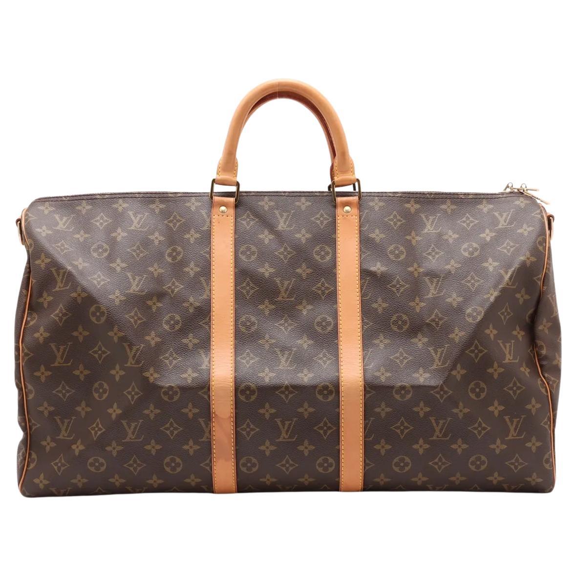 Louis Vuitton Monogram Keepall 55 in vendita