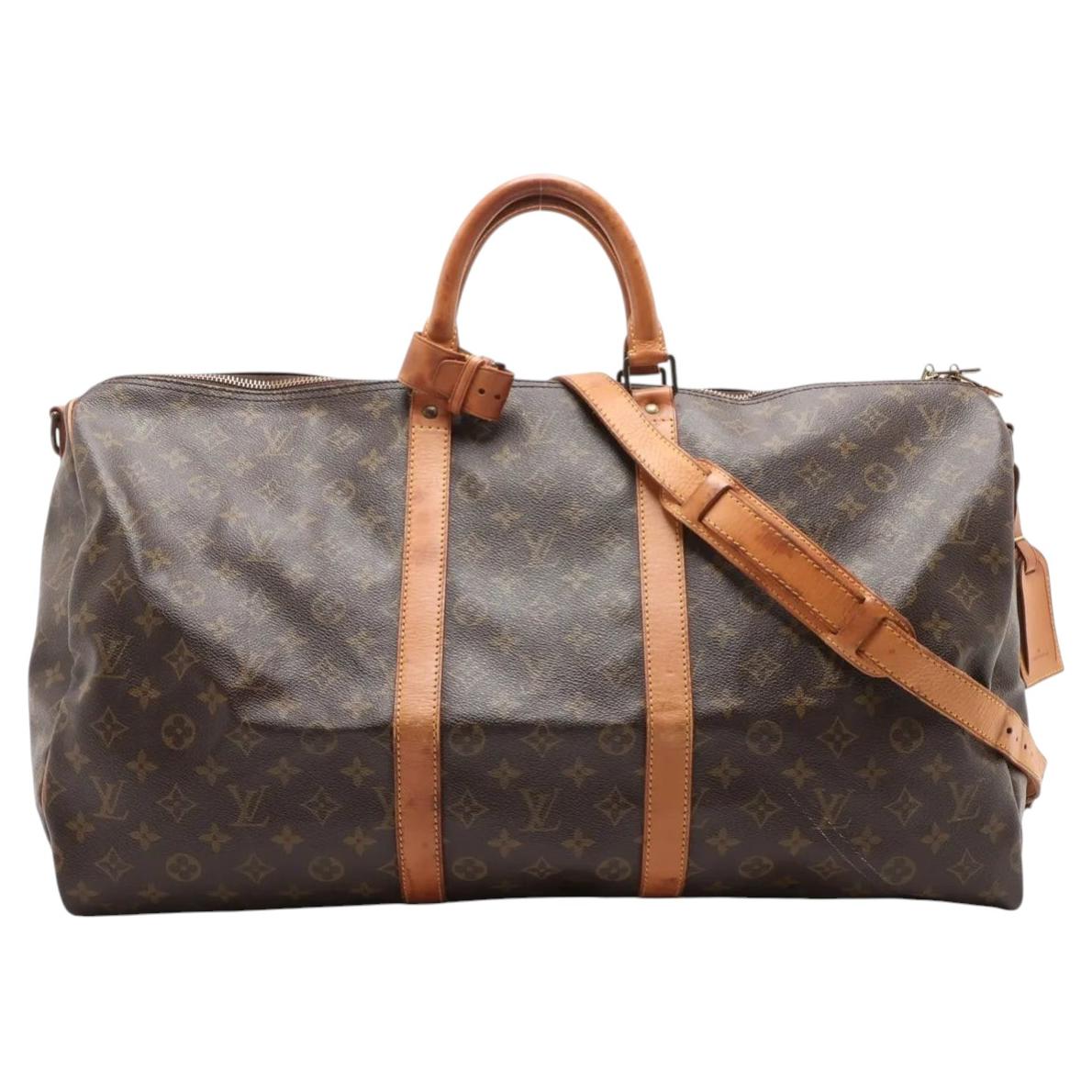 Louis Vuitton Monogram Keepall 55 in vendita