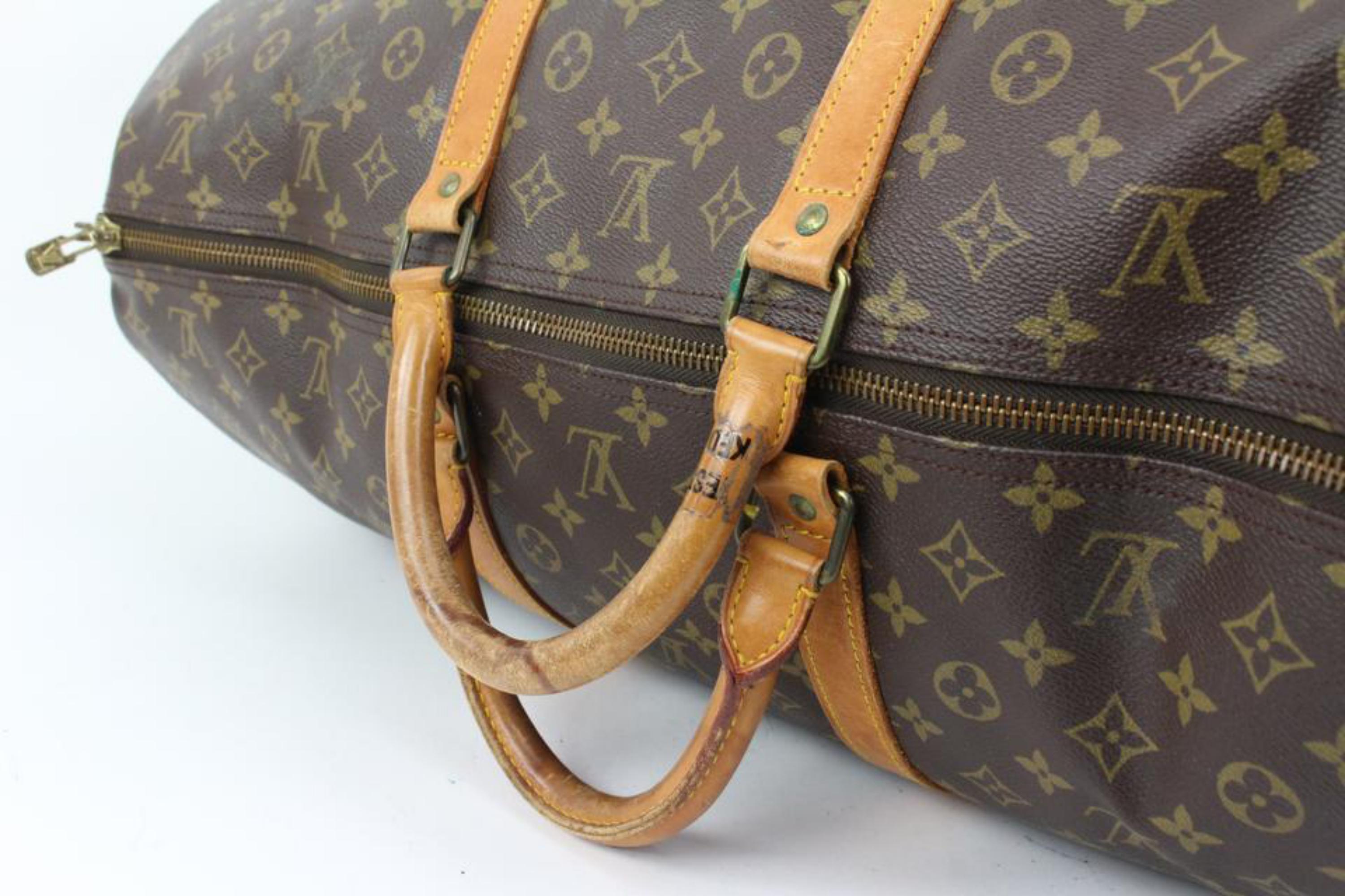 Louis Vuitton Monogram Keepall 60 Boston Duffle Travel 29lk427s For Sale 2