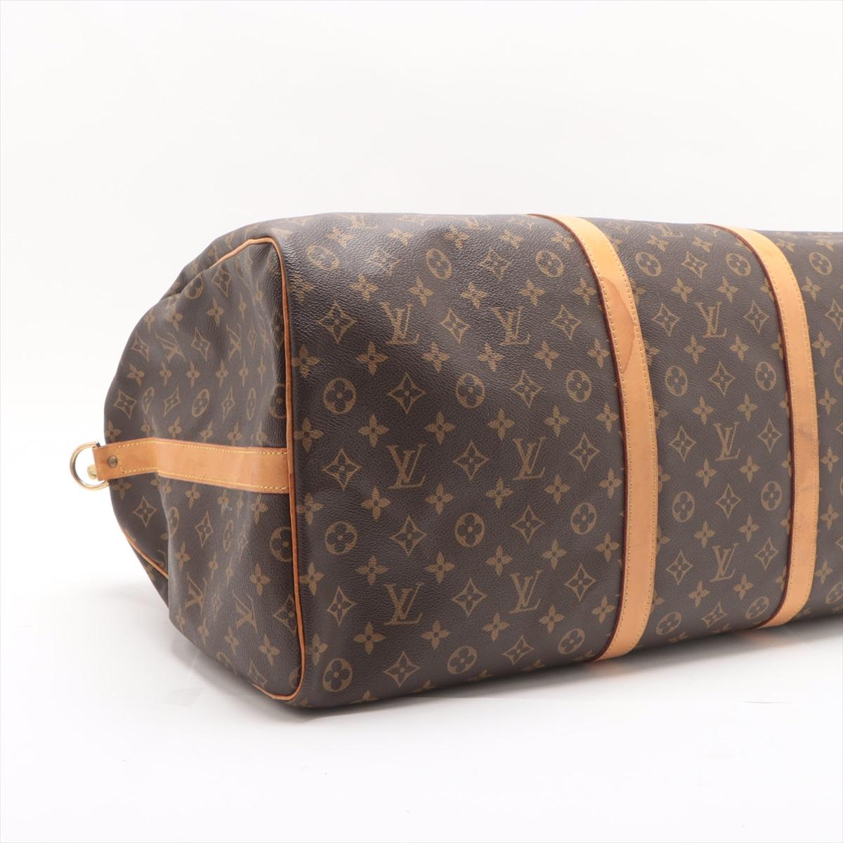 Louis Vuitton Monogram Keepall 60, Monogrammiert Damen im Angebot