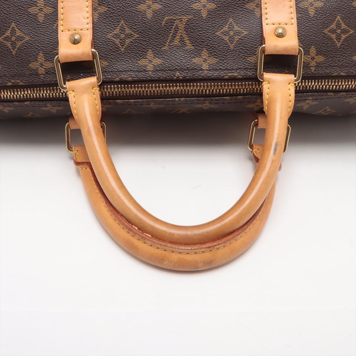 Louis Vuitton Monogram Keepall 60, Monogrammiert im Angebot 1
