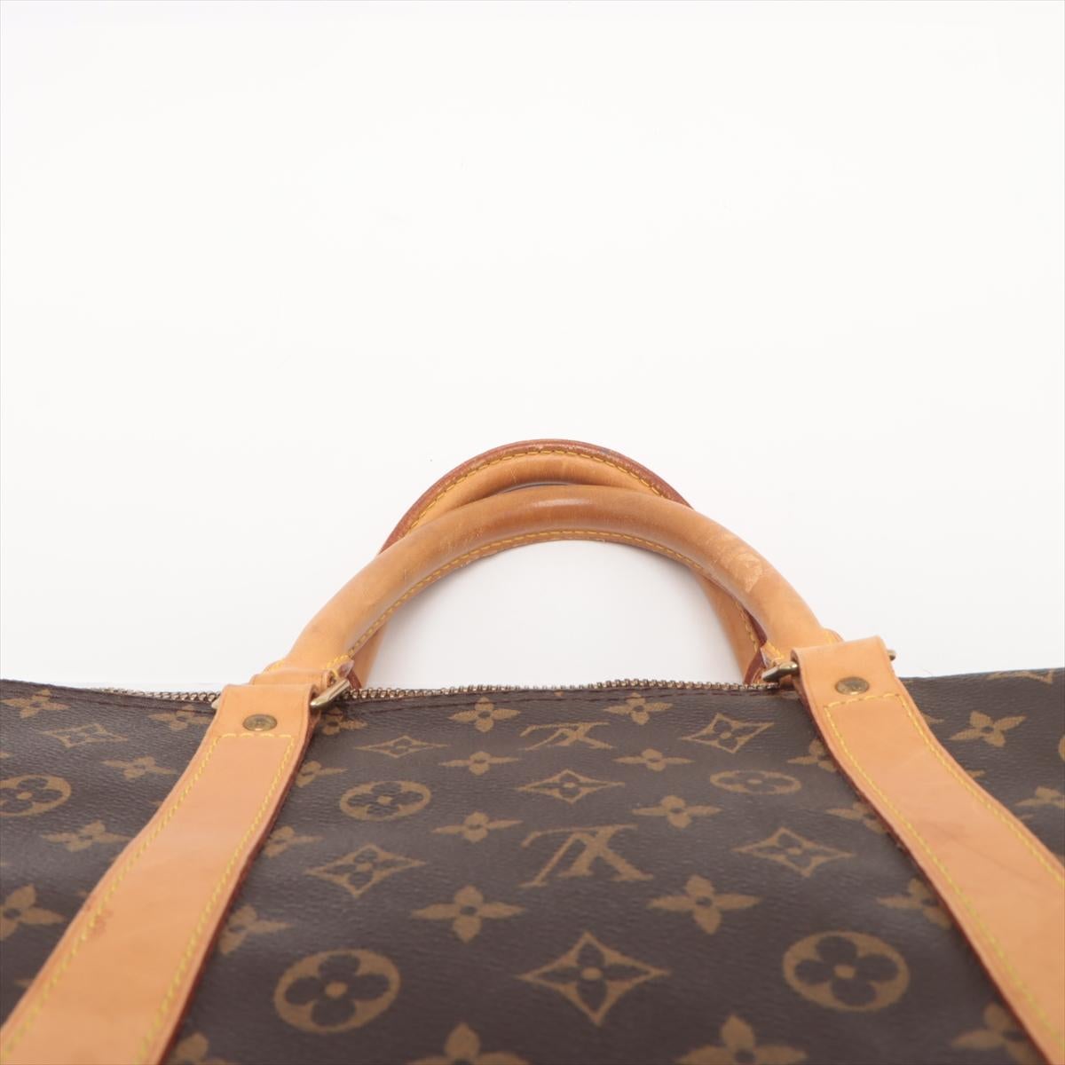 Louis Vuitton Monogram Keepall 60, Monogrammiert im Angebot 2
