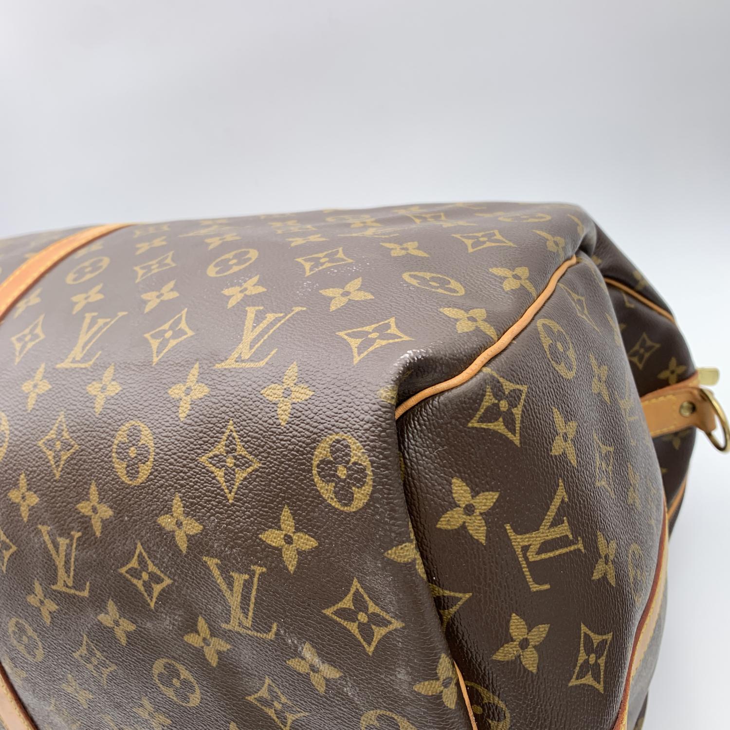 Louis Vuitton Monogram Keepall 60 Travel Large Duffle Bag M41412 6