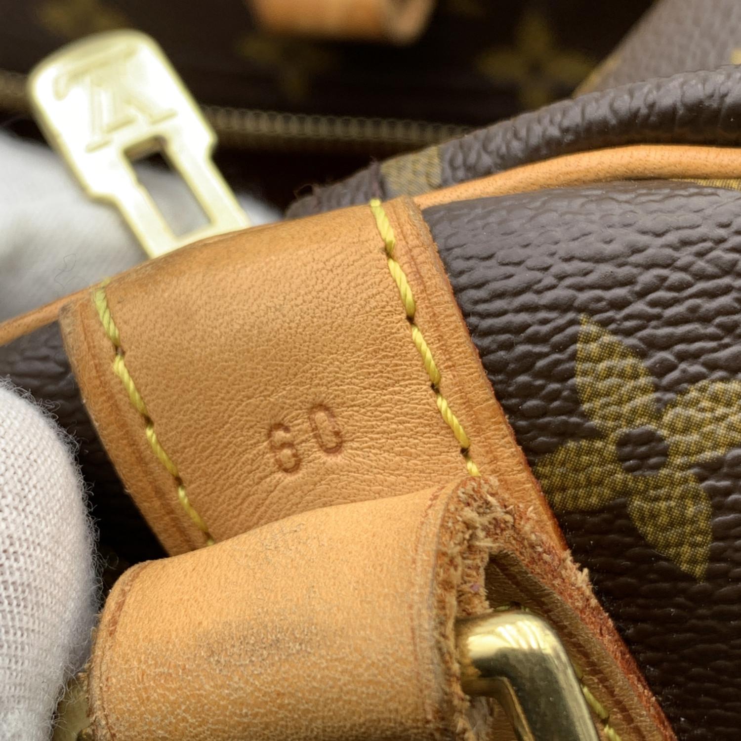 Louis Vuitton Monogram Keepall 60 Travel Large Duffle Bag M41412 For Sale 1