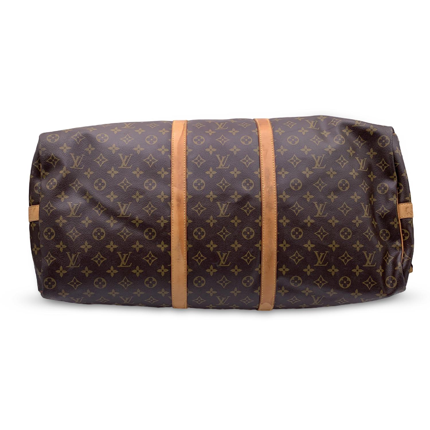 Women's or Men's Louis Vuitton Monogram Keepall 60 Travel Large Duffle Bag M41412