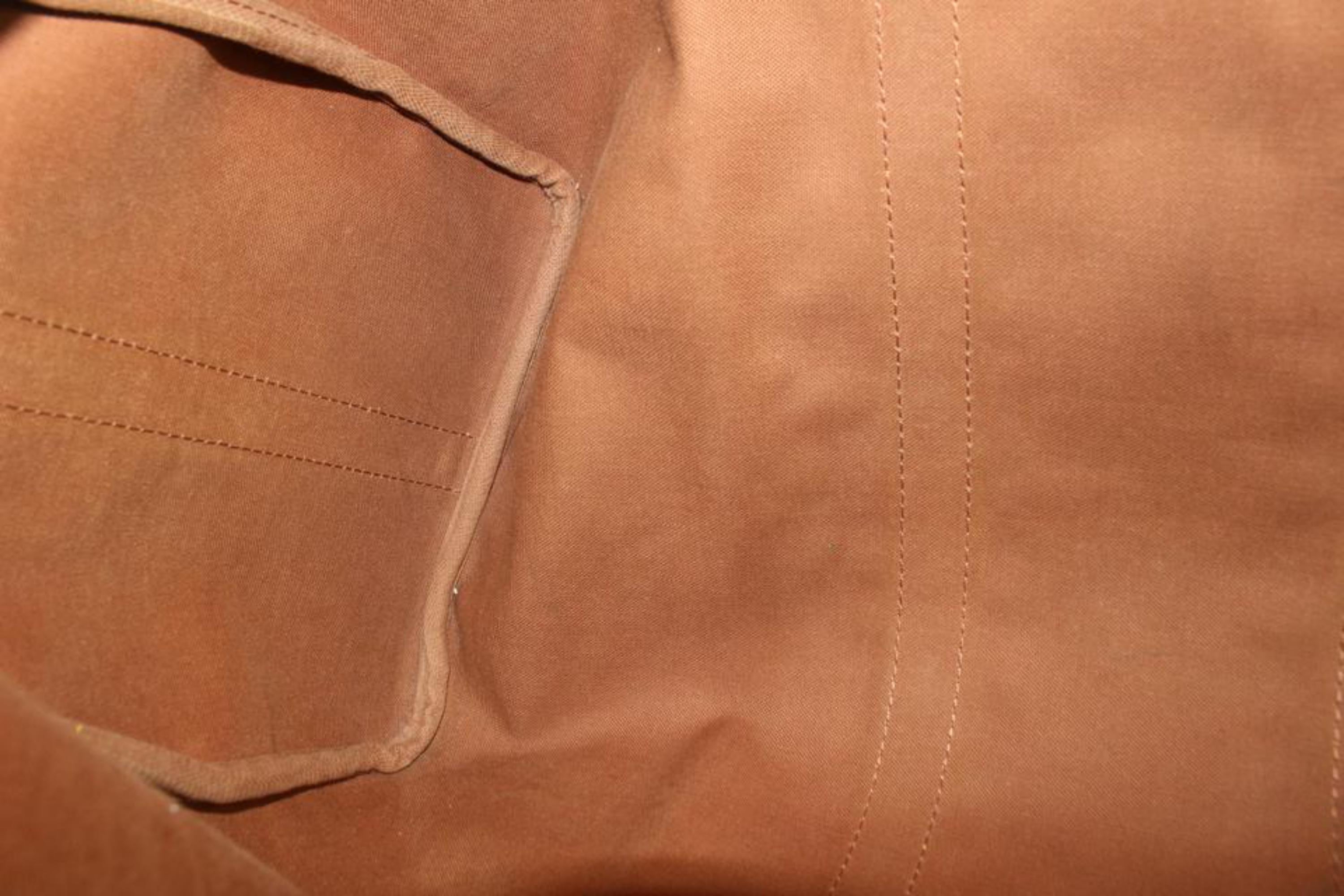 Louis Vuitton Monogram Keepall Bandouliere 45 Duffle Bag mit Riemen 1122lv11 im Zustand „Relativ gut“ im Angebot in Dix hills, NY
