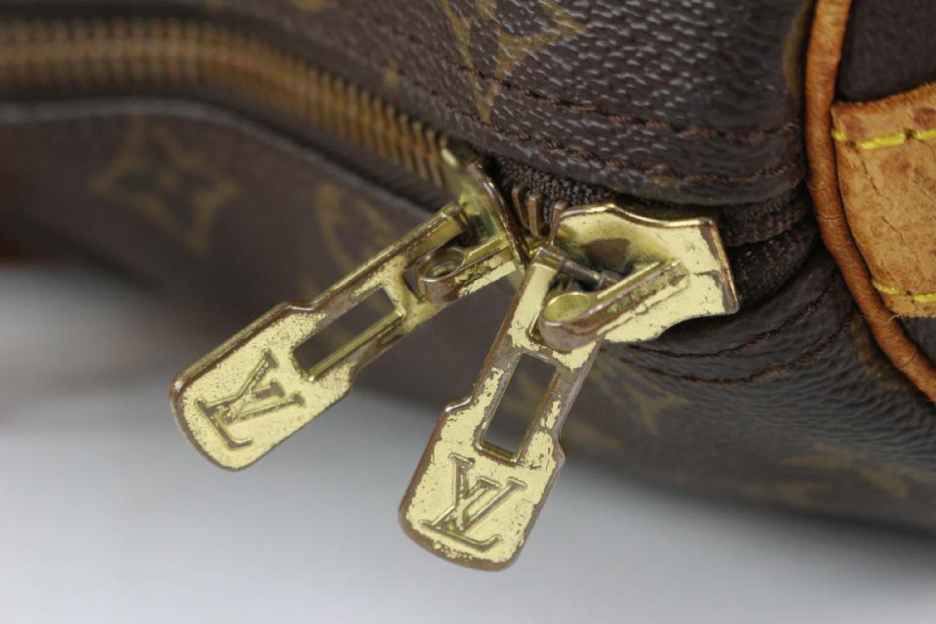Louis Vuitton Monogram Keepall Bandouliere 45 Duffle Bag mit Riemen 1122lv11 im Angebot 3