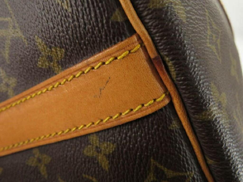 Louis Vuitton Monogram Keepall Bandouliere 45 Duffle Bag mit Riemen 862111 im Angebot 6