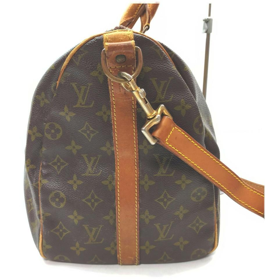 Louis Vuitton Monogram Keepall Bandouliere 45 Duffle Bag with Strap 862588  1