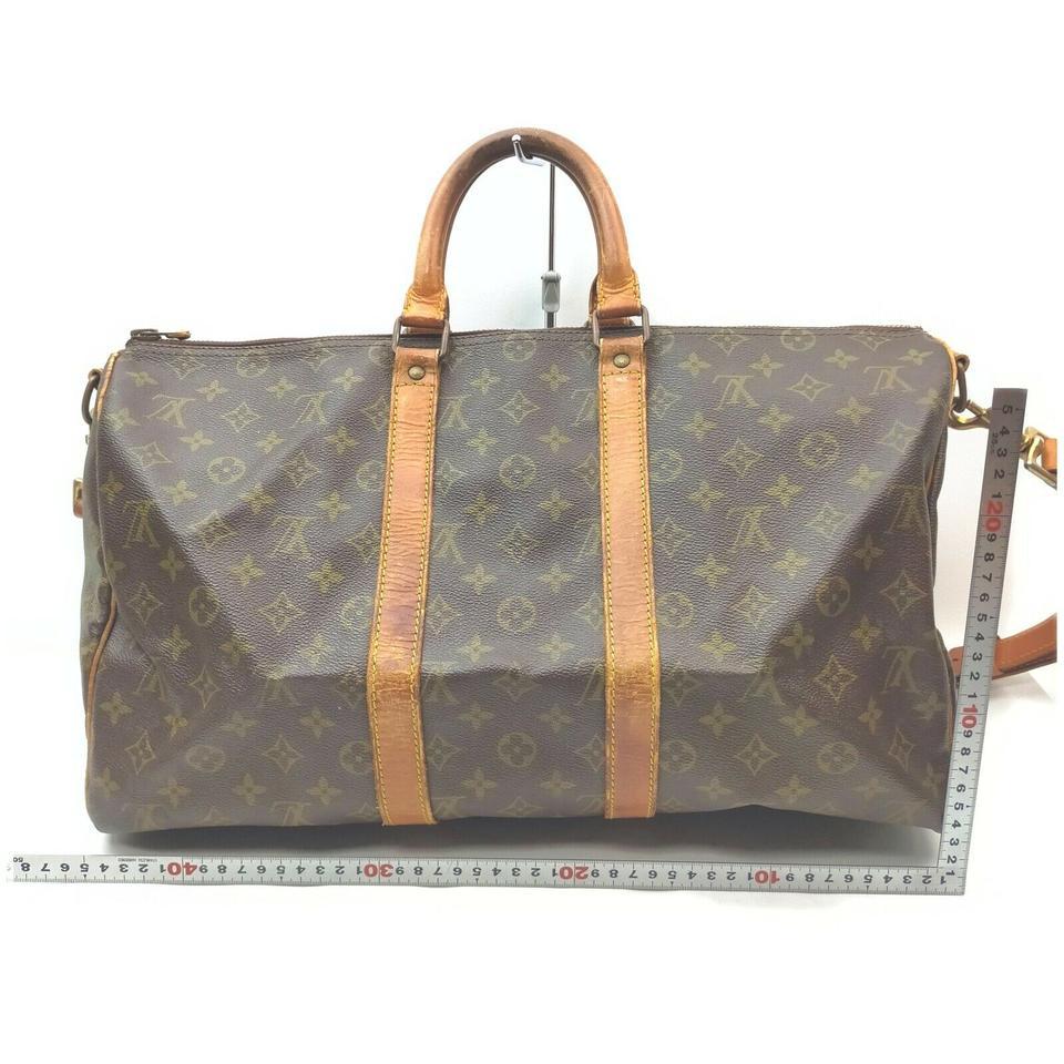 Louis Vuitton Monogram Keepall Bandouliere 45 Duffle Bag with Strap 862588  3